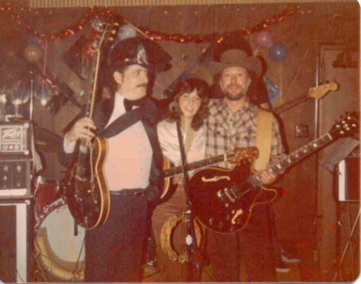 Larry Pepper Gill with Amy Carter and Larry Vaughan. backup band for Charlie Rich